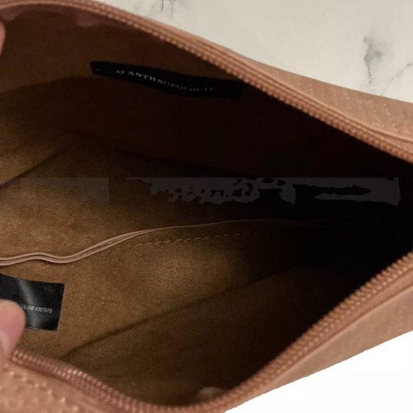 Anthropologie Suede Tan Tie Dye Purse & Bag! - Picture 10 of 14